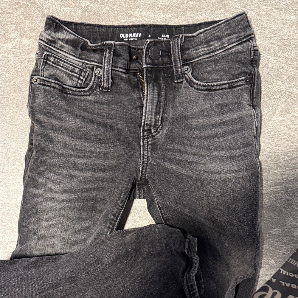 Old Navy Dark Gray Slim Fit Jeans